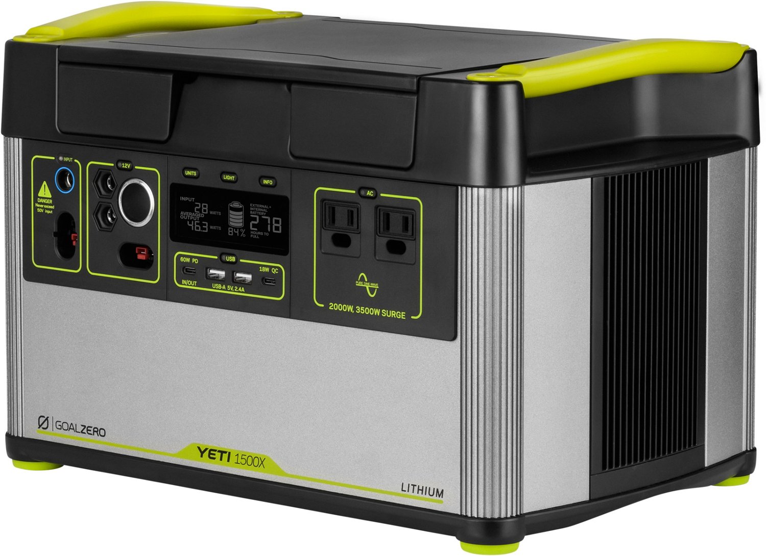 GOAL ZERO Yeti 1500 5G 120V Portable Power Station                                                                               - view number 4