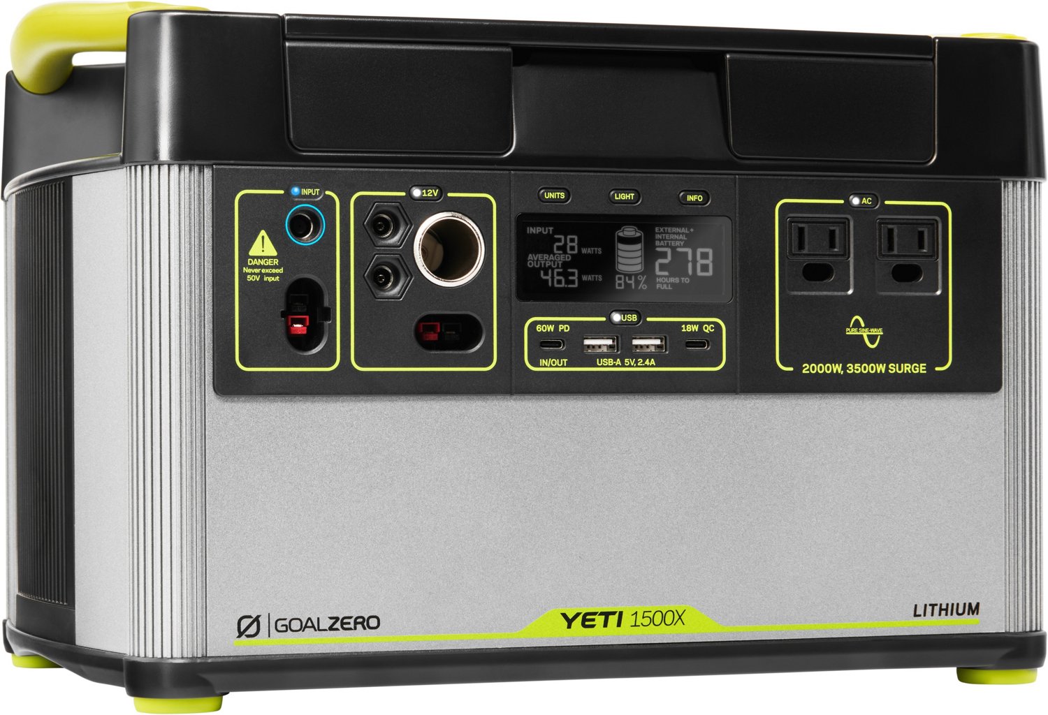 GOAL ZERO Yeti 1500 5G 120V Portable Power Station                                                                               - view number 5