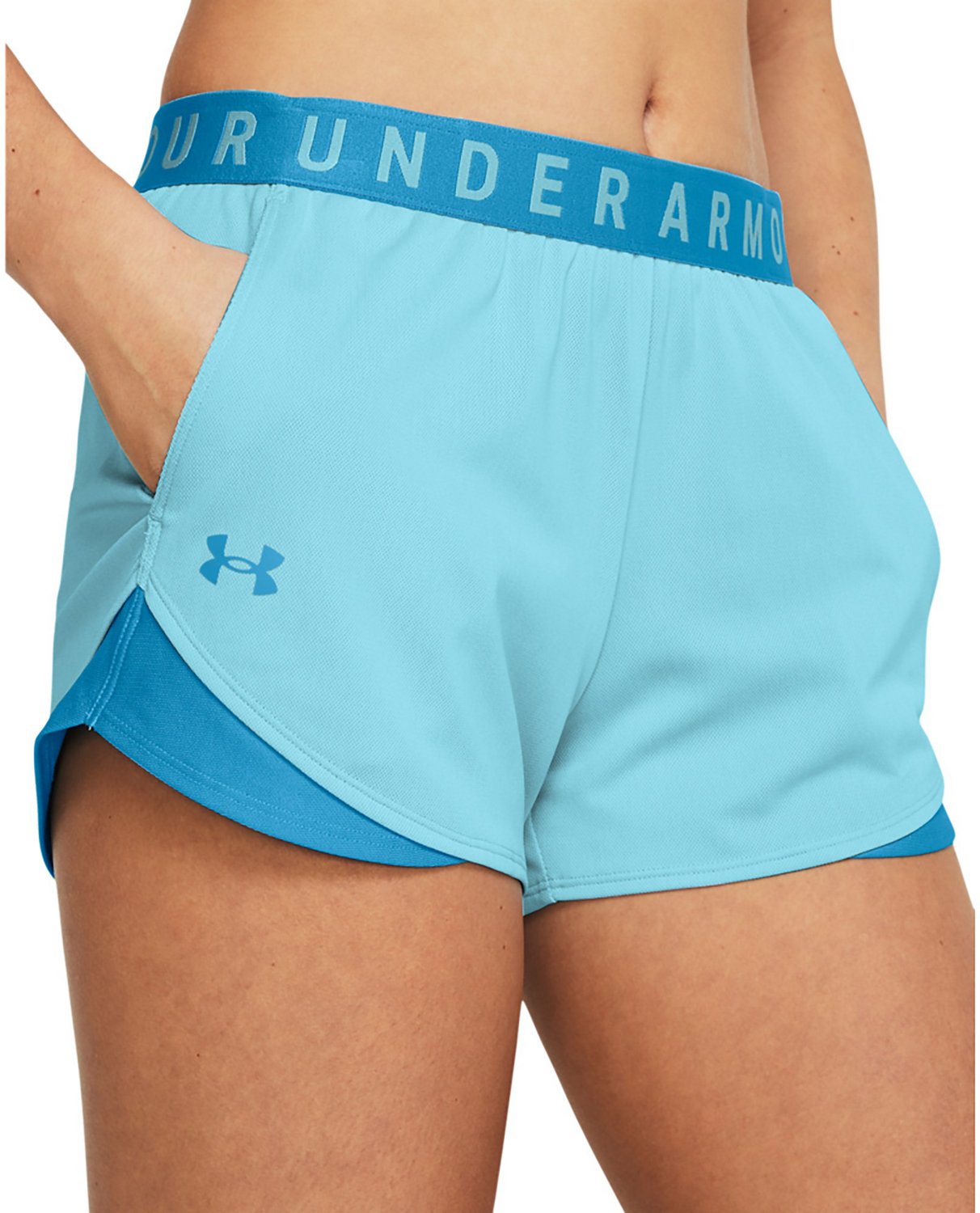 Under Armour Women's Play Up 3.0 Twist Shorts 3 in                                                                               - view number 3