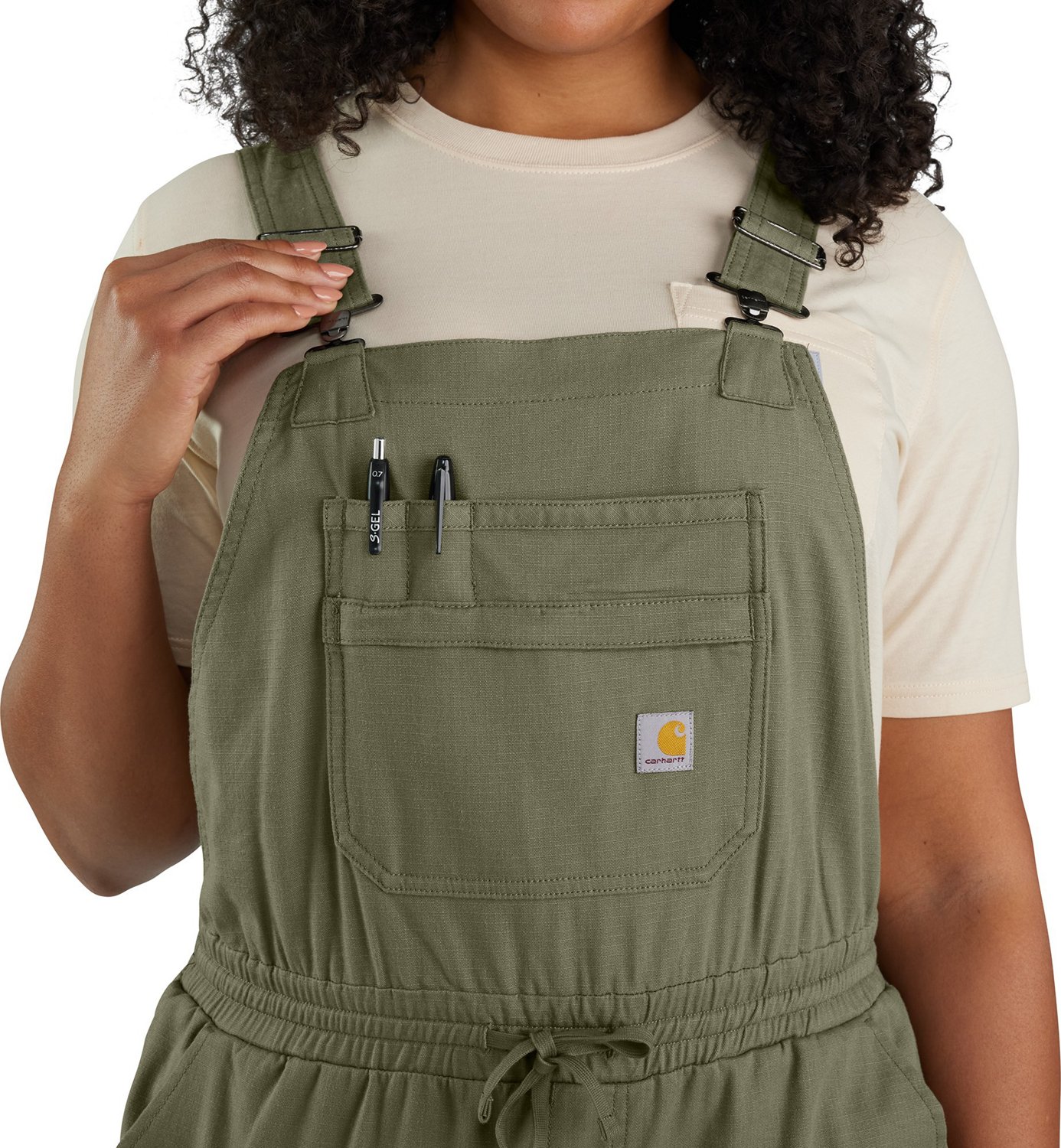 Carhartt Women's Force Ripstop Bib Overall - view number 5