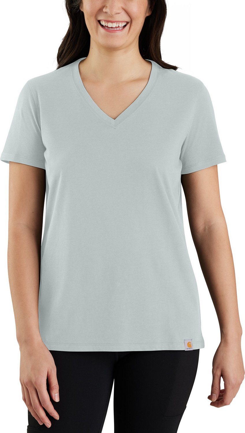 Carhartt Women's Relaxed Fit Lightweight Short Sleeve V-neck T-shirt