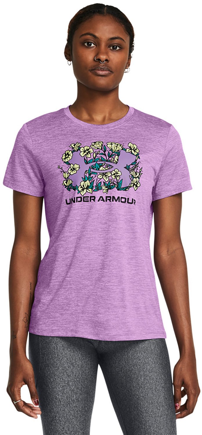 Under Armour Women's Flower Tech Twist Graphic T-shirt