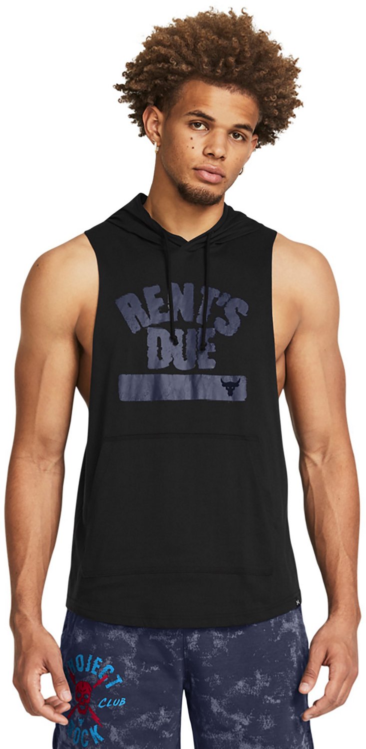 Under Armour Men's Project Rock Rents Due Sleeveless Hoodie
