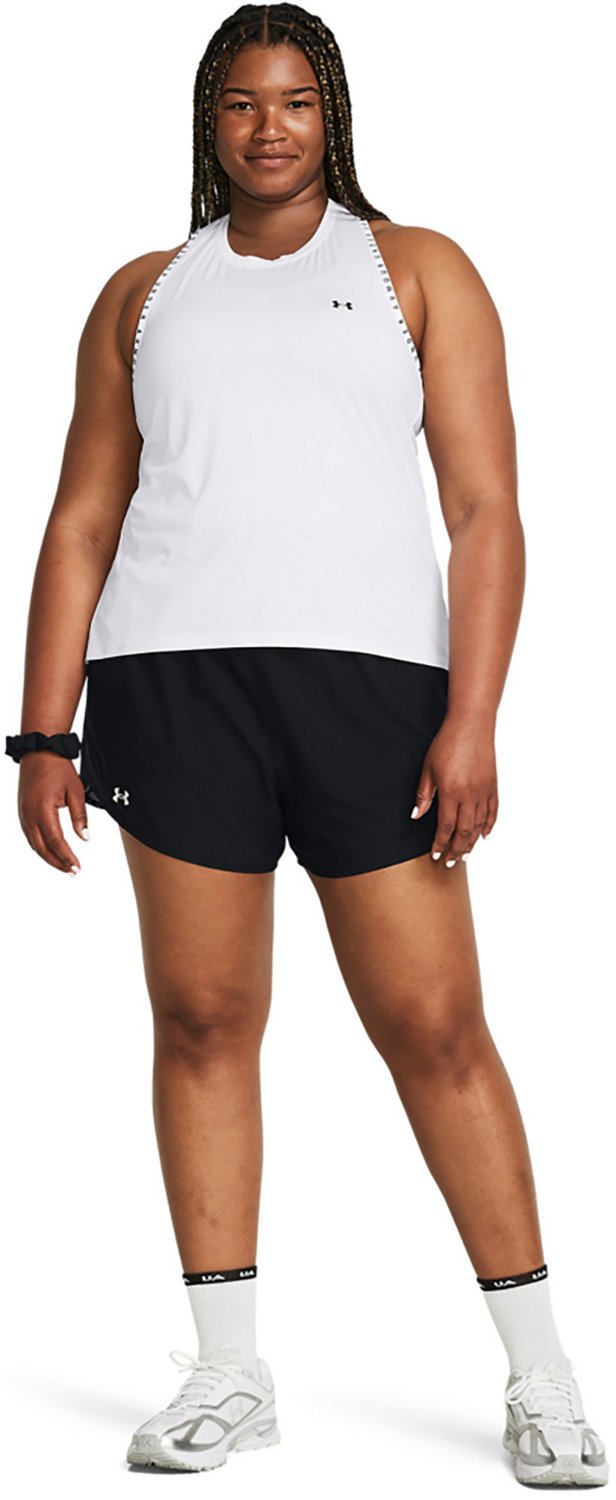 Under Armour Women's Plus Fly By Shorts                                                                                          - view number 4