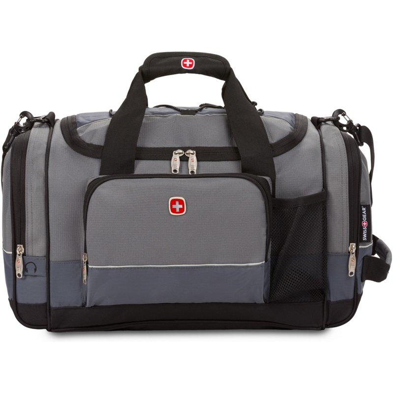 SwissGear 9000 Apex Duffel Bag Polyester - Grey - Lanyards at Academy Sports