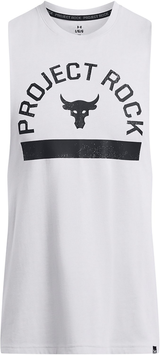 Under Armour Men’s Project Rock Payoff Sleeveless Graphic T-shirt - view number 3