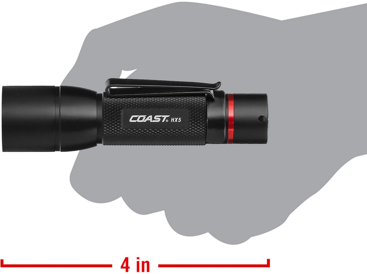 Coast HX5 410 Lumen LED Flashlight                                                                                               - view number 8