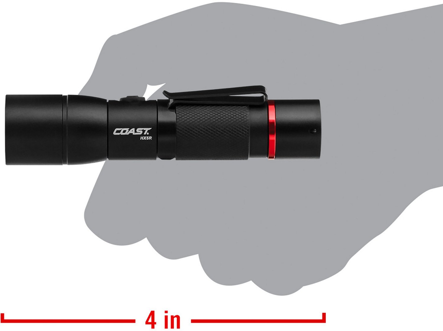 Coast HX5R 340 Rechargeable Focusing LED Flashlight