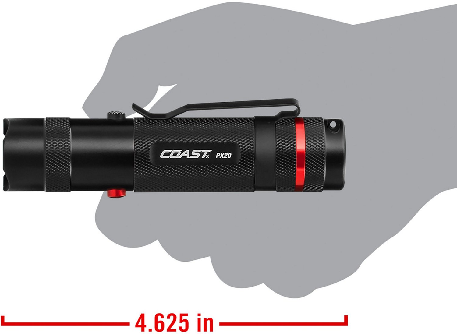 Coast PX20 Dual-Color Handheld LED Flashlight                                                                                    - view number 9