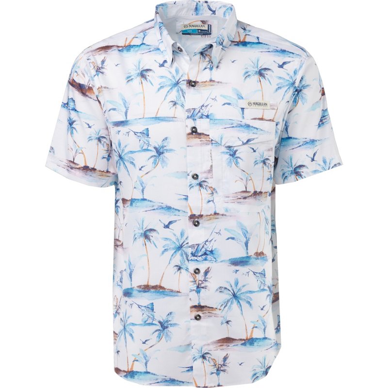 Magellan Outdoors Men's Caddo Lake Fishing Shirt Beach Fish, Small - Men's Fishing Tops at Academy Sports