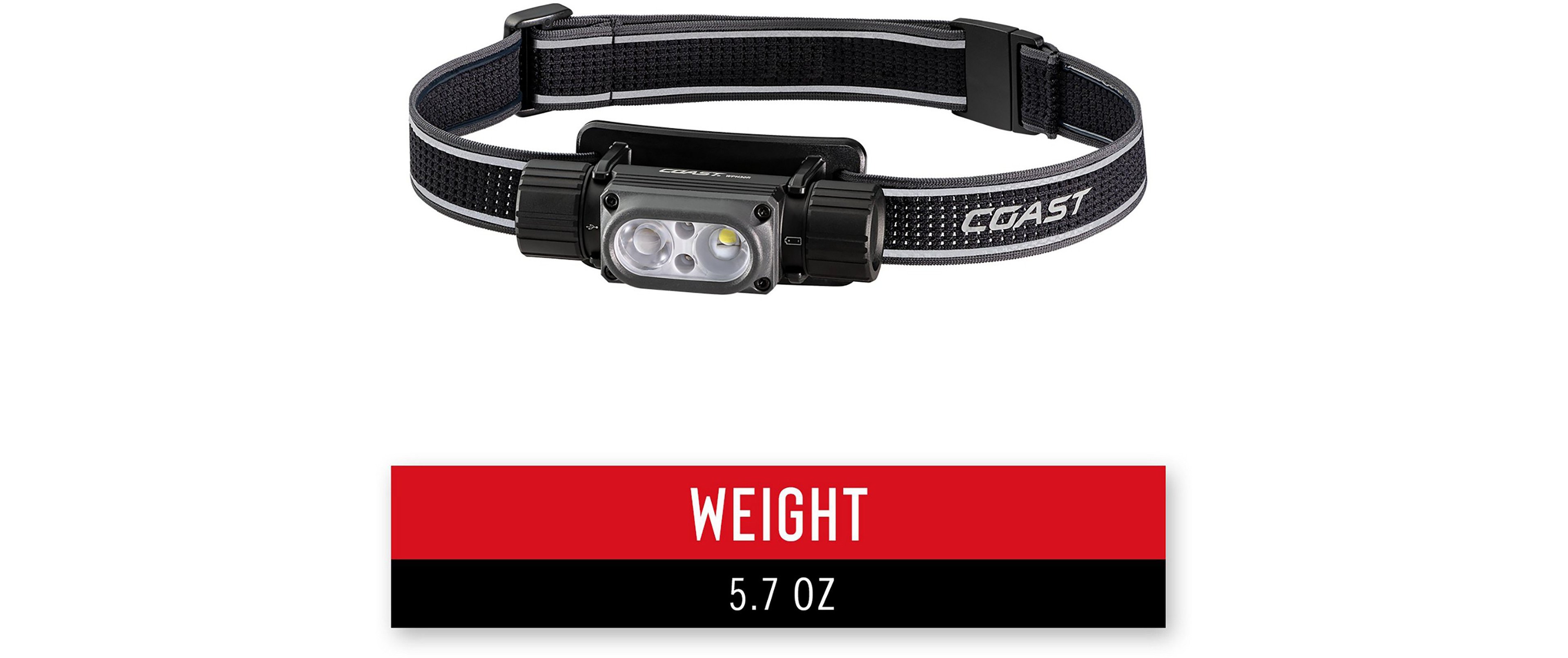 Coast WPH30R Rechargeable Headlamp