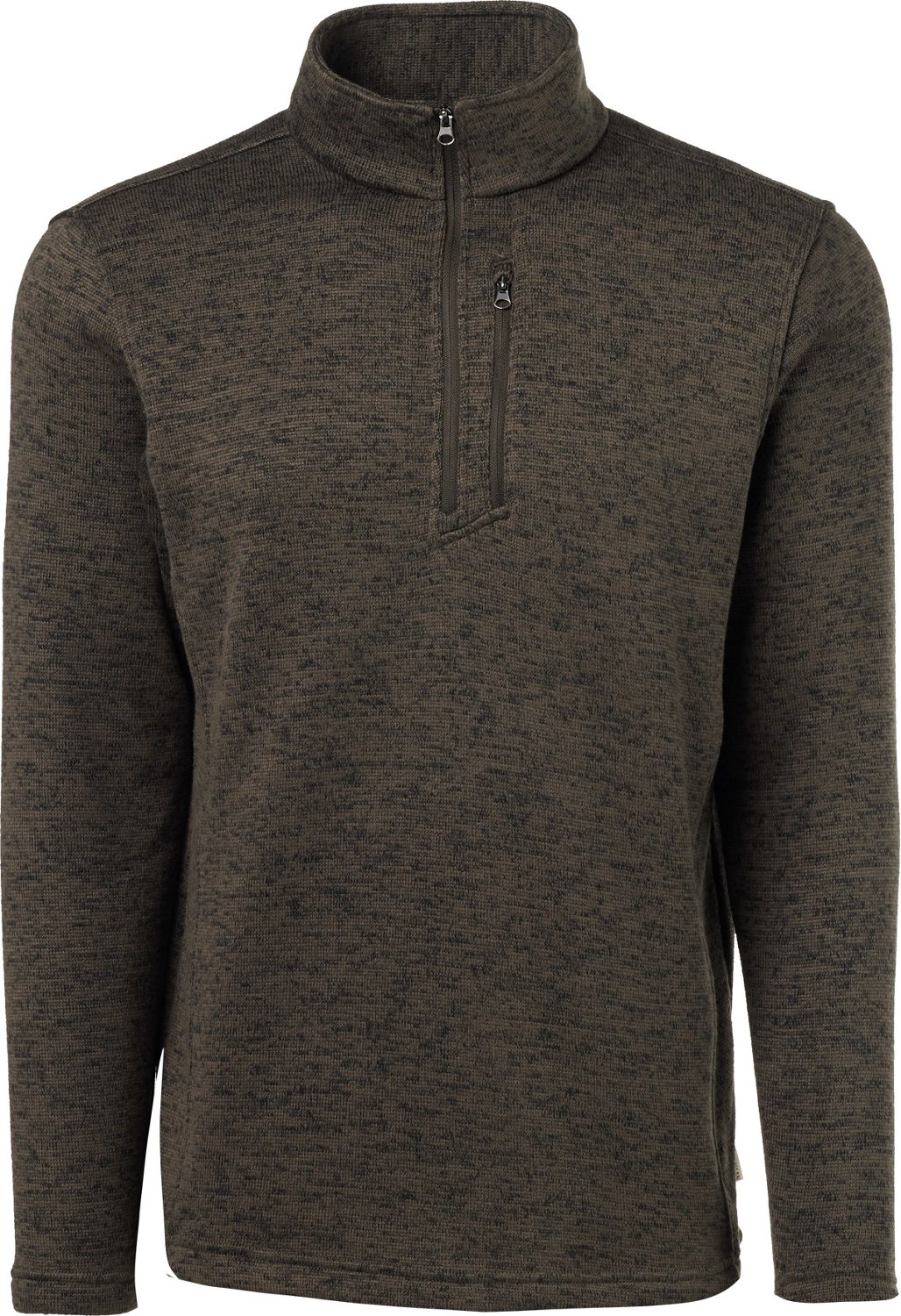 Magellan Outdoors Men's Hickory Canyon Slub Sweater Fleece 1/4 Zip Top - view number 3
