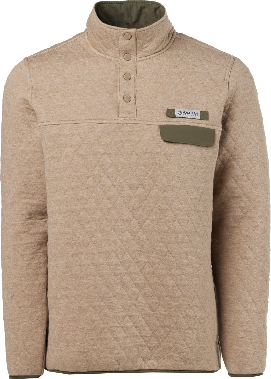 Magellan Outdoors Men's Campfire Quilted Long Sleeve QS Top - view number 2
