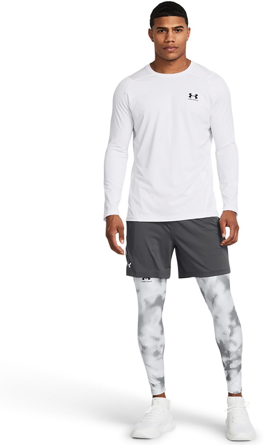 Under Armour Men's HeatGear Armour Printed Leggings                                                                              - view number 3