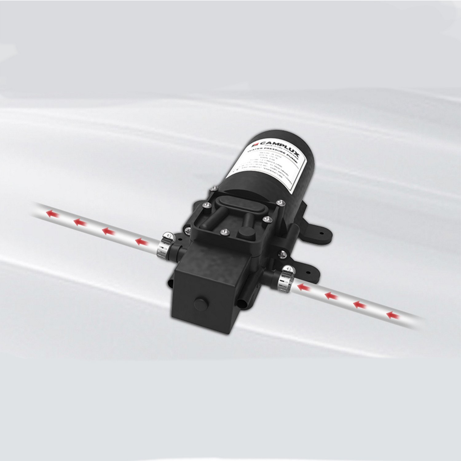 CampLux 12V DC 1.2 GPM Water Pressure Diaphragm Pump - view number 4