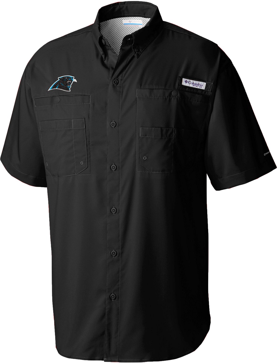 Columbia Sportswear Men's Carolina Panthers Tamiami Shirt - view number 3