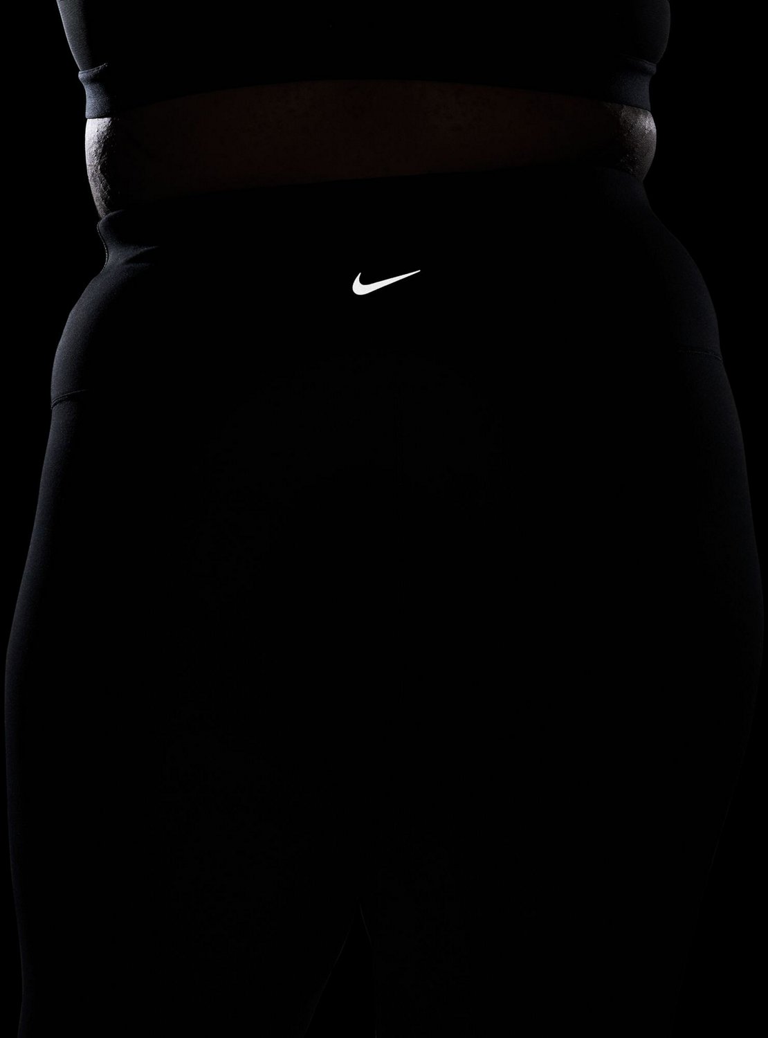 Nike Women's Dri-FIT High-Waisted Plus Size Crop Leggings - view number 4