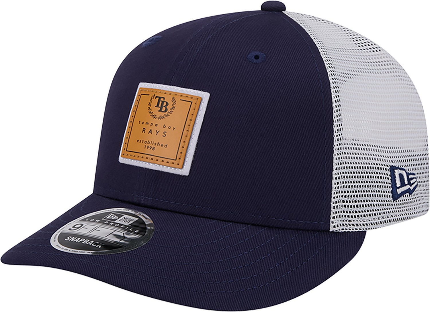 New Era Men's Tampa Bay Rays Court Sport Patch 9FIFTY Cap - view number 2