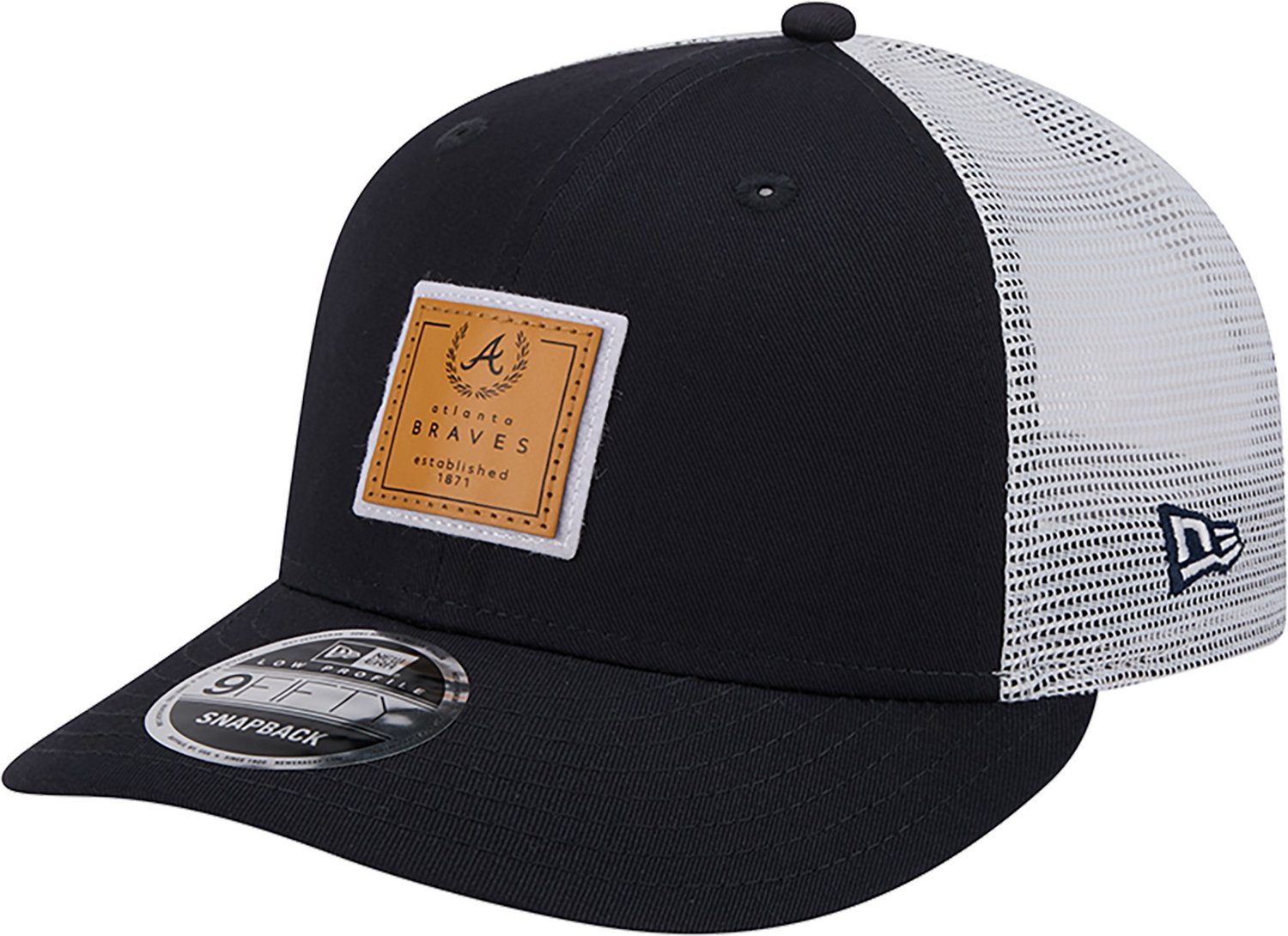 New Era Men's Atlanta Braves Court Sport Patch 9FIFTY Cap  - view number 3