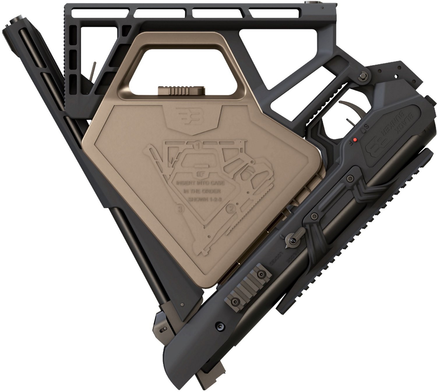 Black Bunker BM8 .177 Breakbarrel Air Rifle with Accessory Case - view number 5