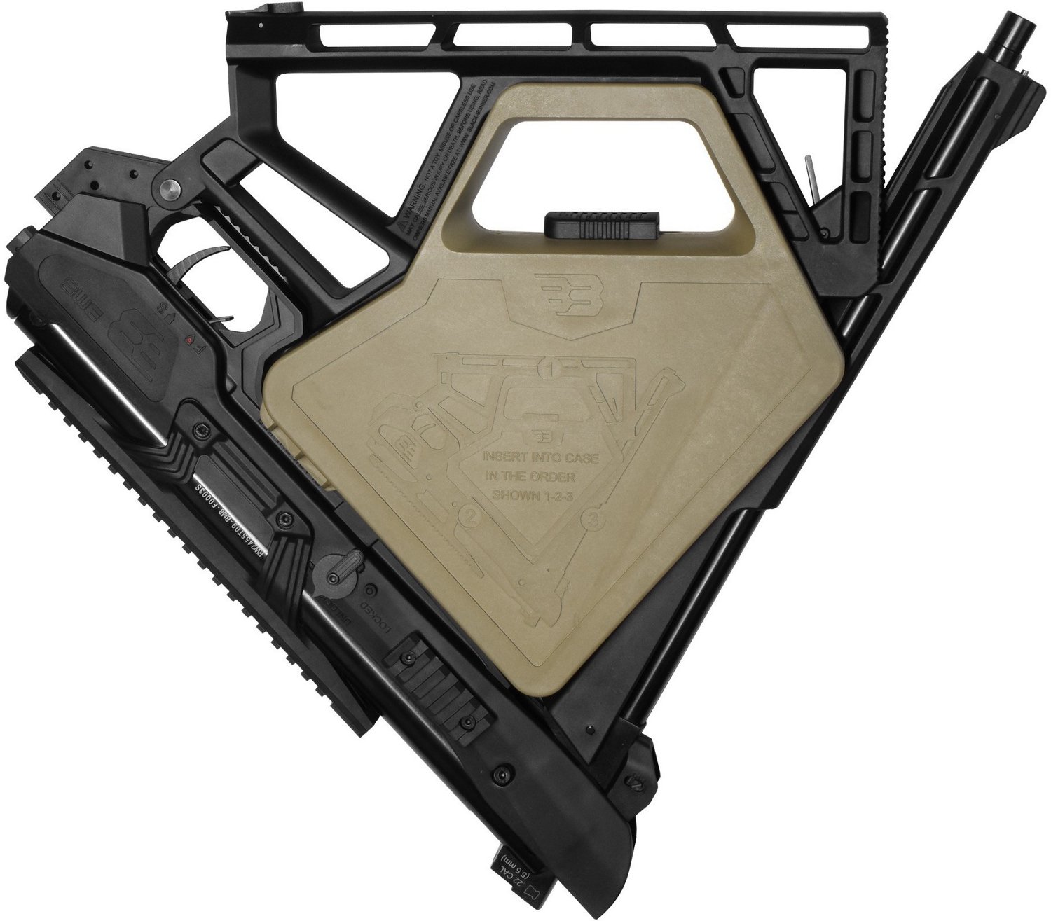 Black Bunker BM8 Threaded .22 Breakbarrel Air Rifle with Accessory Case - view number 7