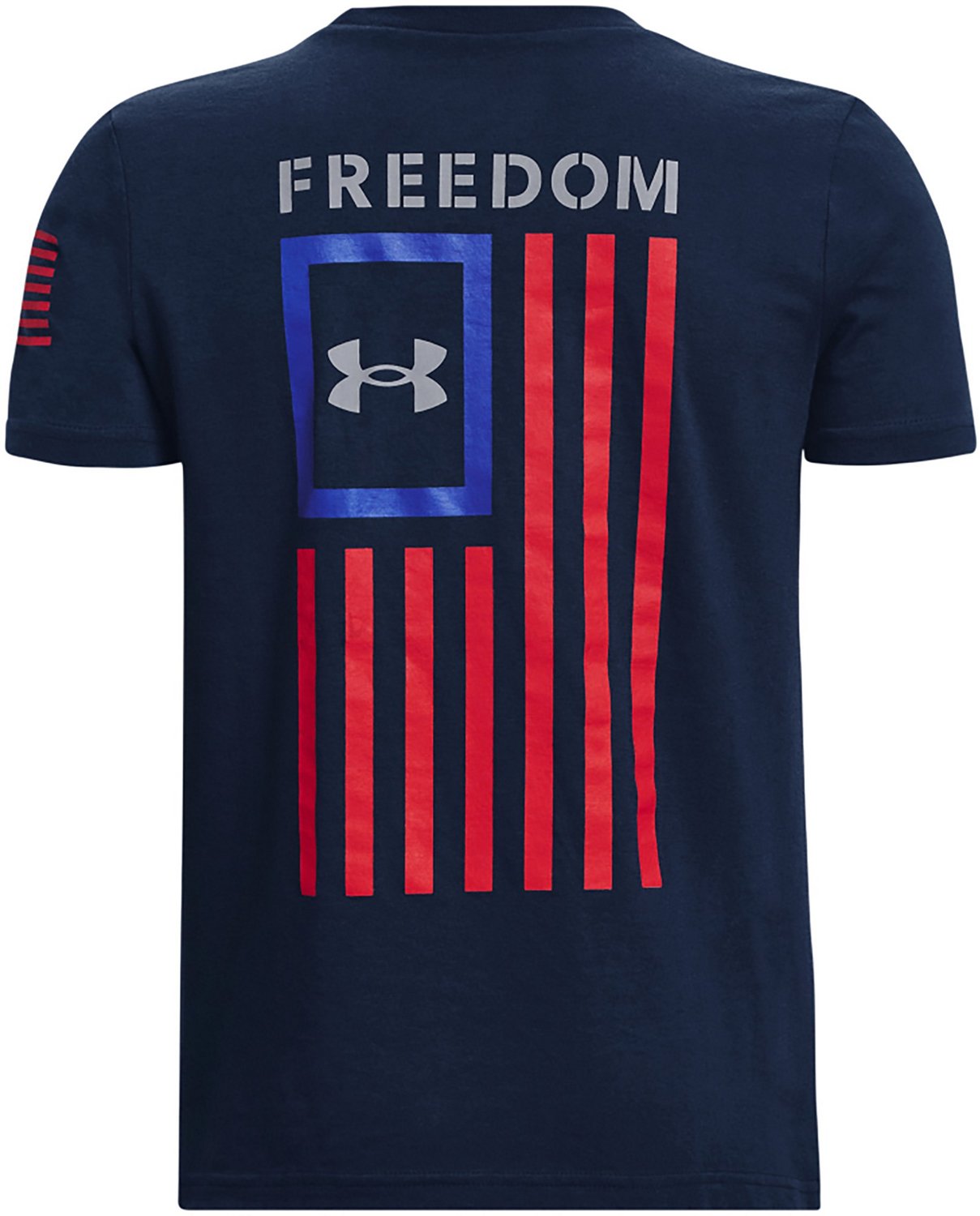 Under Armour Boys' UA Freedom Flag Short Sleeve T-Shirt                                                                          - view number 2