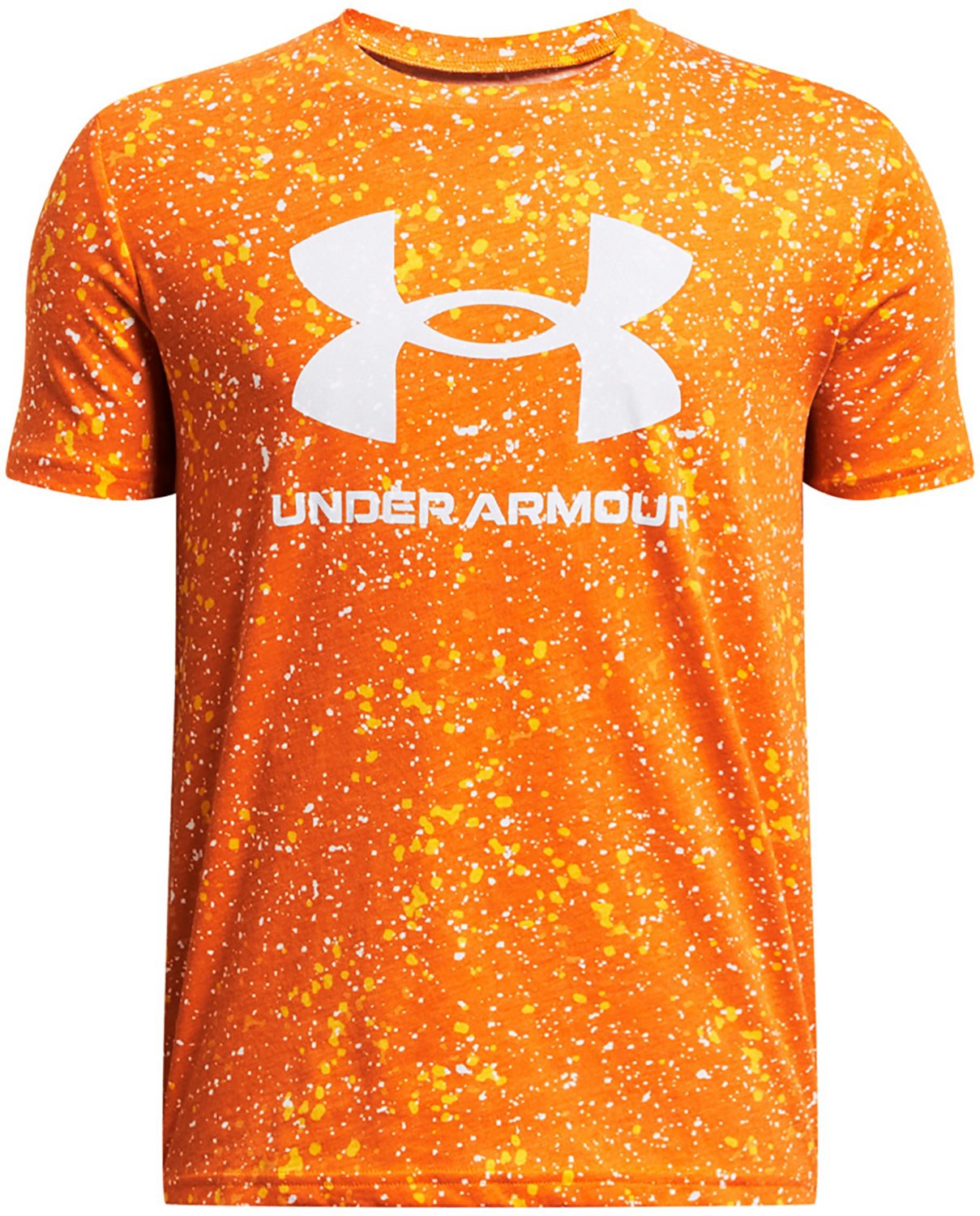 Under Armour Boys' Sportstyle Logo Allover Print T-shirt