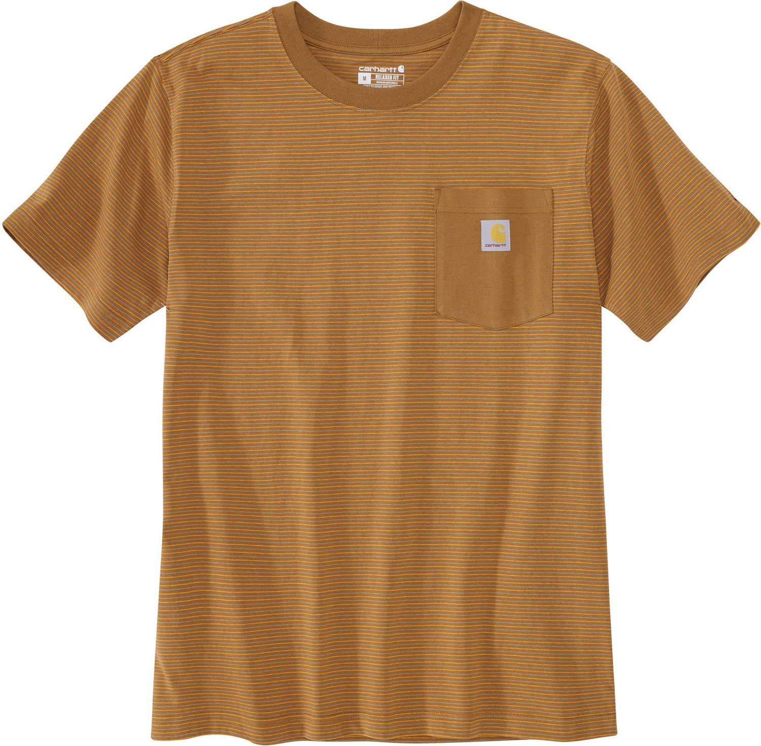 Carhartt Men's Heavyweight Pocket Stripe Relaxed Fit T-shirt - view number 2