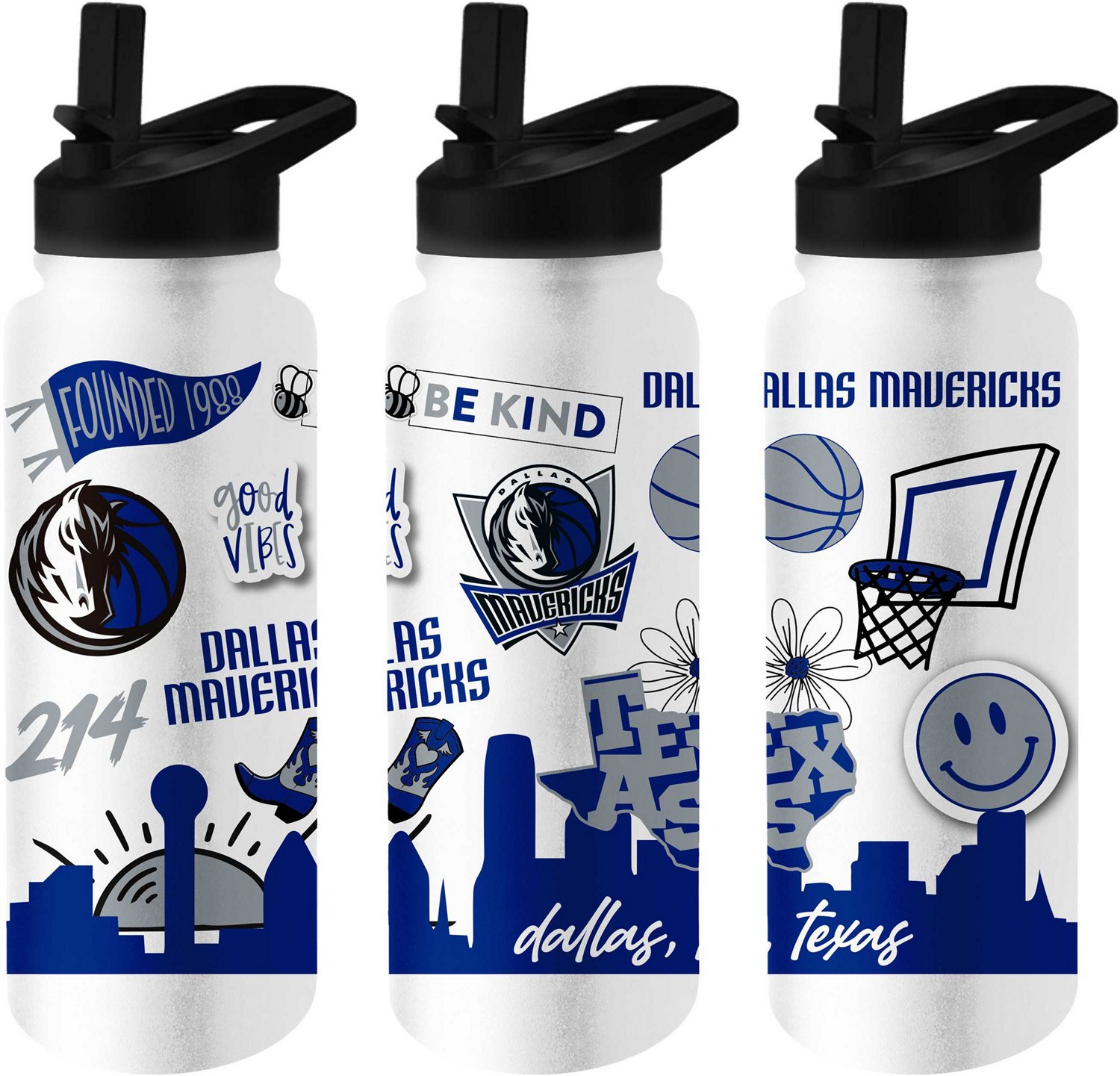 LOGO Mavericks 34oz Native Quencher Bottle