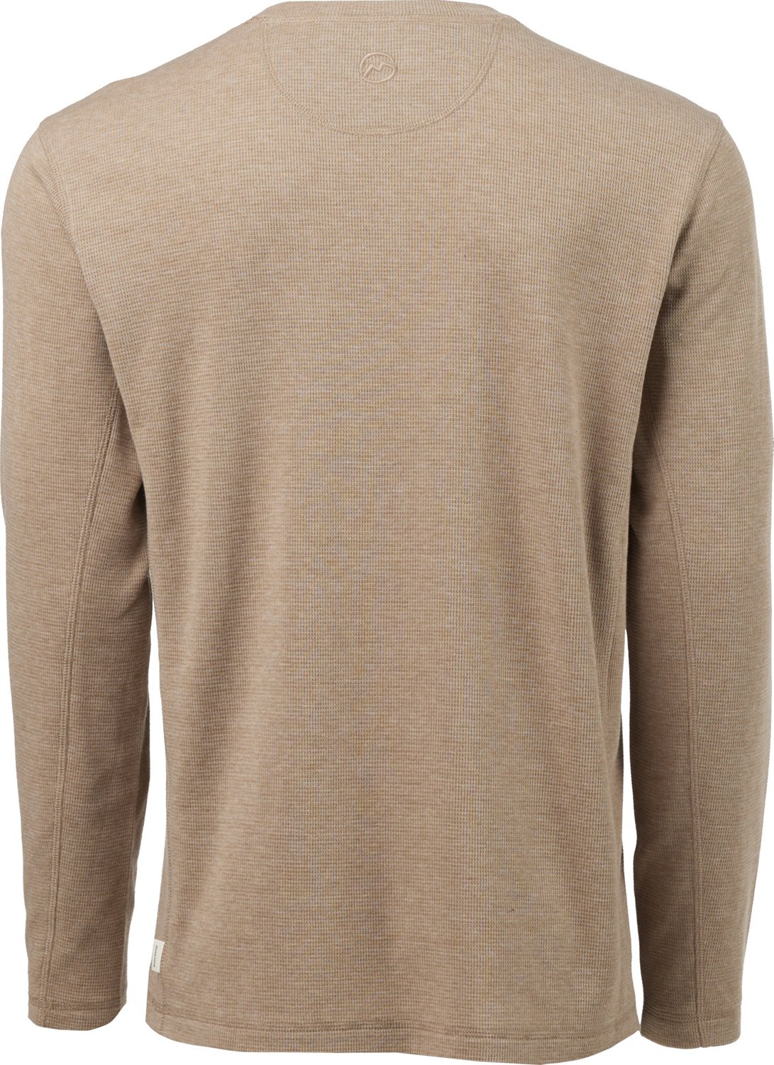 Magellan Outdoors Men's Base Camp Thermal Heathered Long Sleeve Crew Top                                                         - view number 2