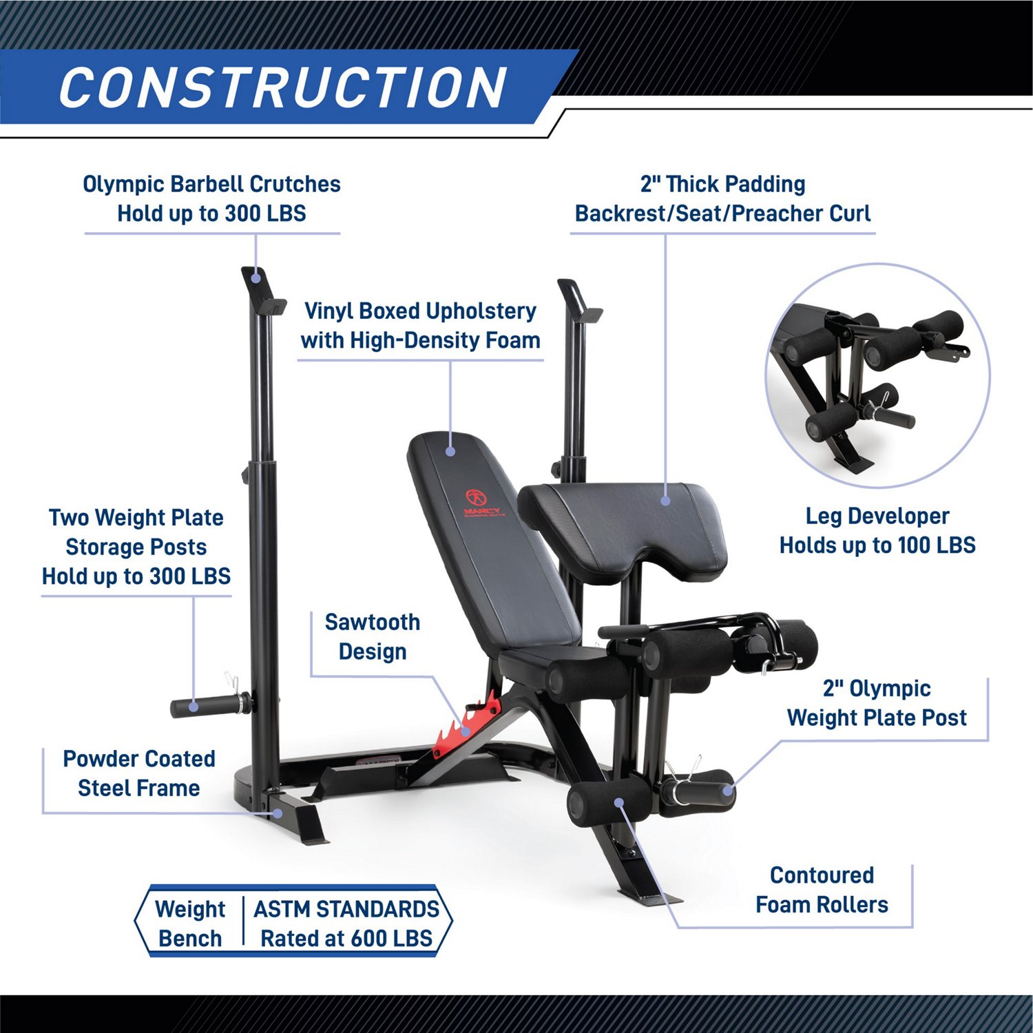 Marcy Atk Olympic Weight Bench