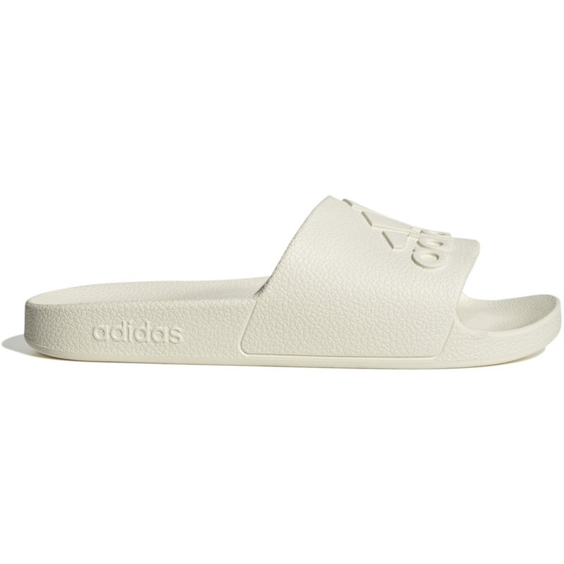 adidas Men's adilette Sport Slides White/Beige, 8 - Soccer Slides at Academy Sports
