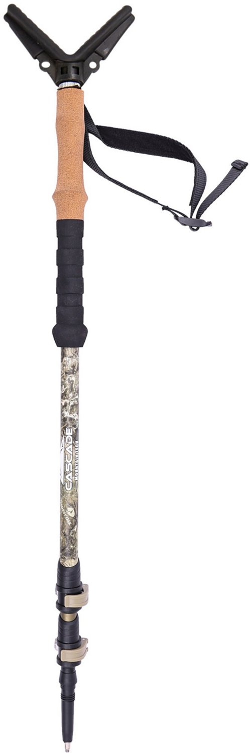 Cascade Mountain Tech Mossy Oak Aluminum Quick Lock Monopod Double Trekking Pole - view number 3