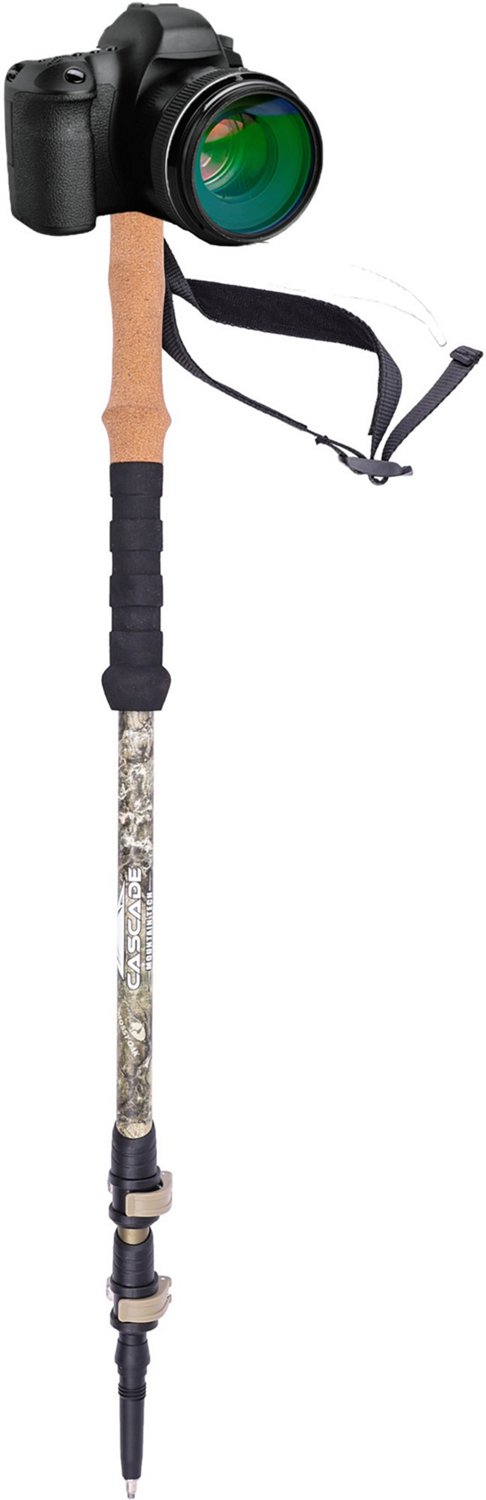 Cascade Mountain Tech Mossy Oak Aluminum Quick Lock Monopod Double Trekking Pole - view number 6