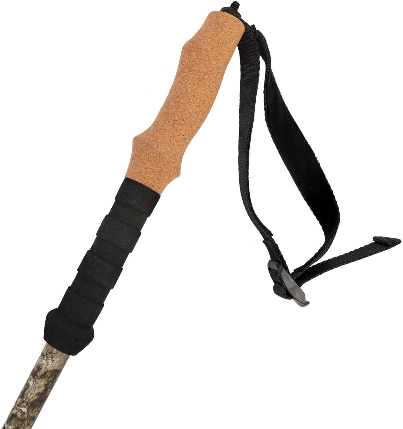 Cascade Mountain Tech Mossy Oak Aluminum Quick Lock Monopod Double Trekking Pole - view number 7