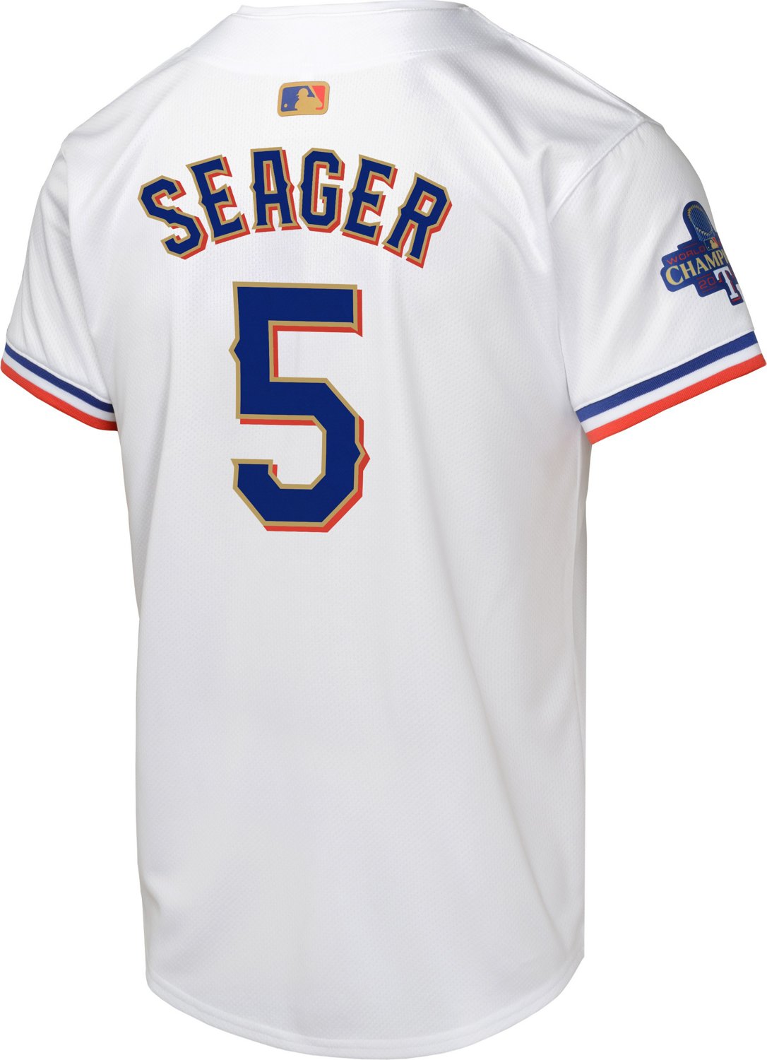 Nike Youth 8-20 Rangers Seager Gold Limited Jersey - view number 2