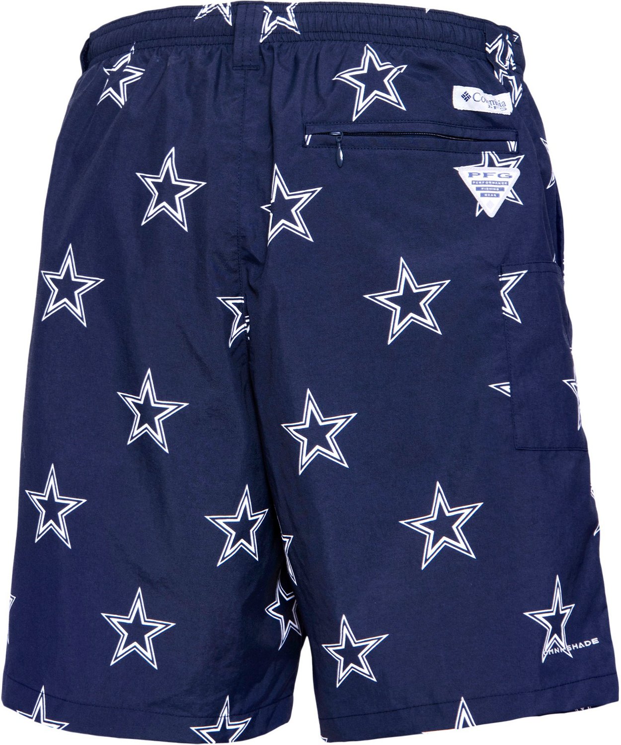 Columbia Sportswear Men's Dallas Cowboys Backcast Star AOP Shorts 6 in - view number 2