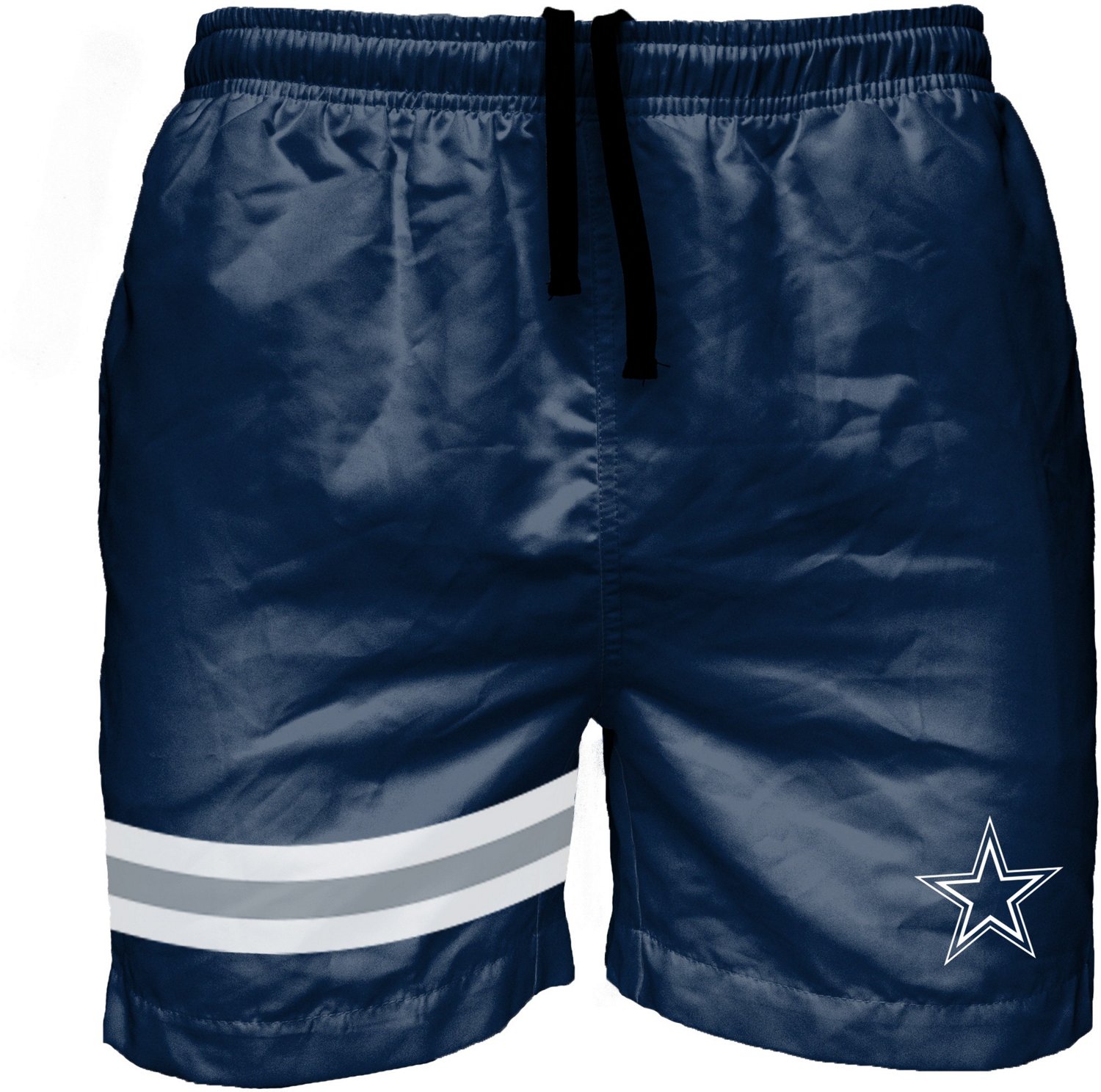 FOCO Men's Dallas Cowboys Team Stripe Swim Trunks 5.5 in                                                                         - view number 3