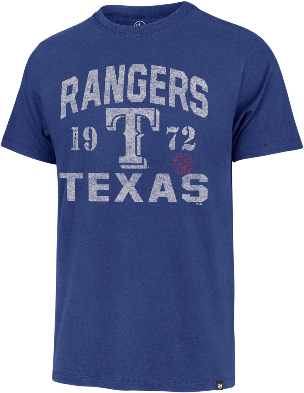 '47 Men's Texas Rangers On Track Franklin T-shirt