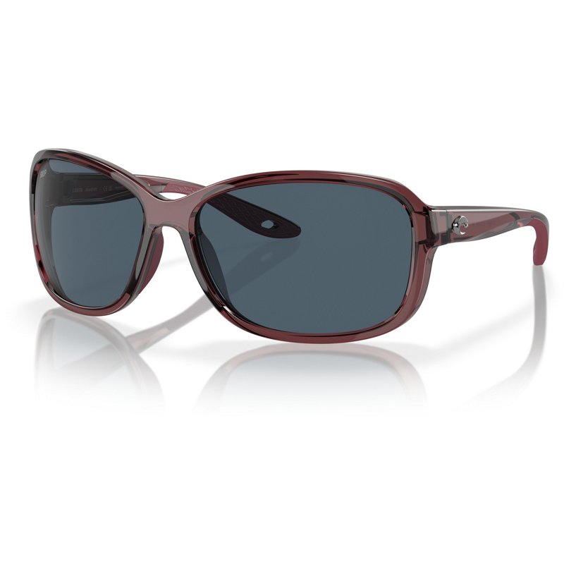 Costa Del Mar Costa Seadrift Polarized 580P Sunglasses Urchin/Grey - Case Sunglasses at Academy Sports