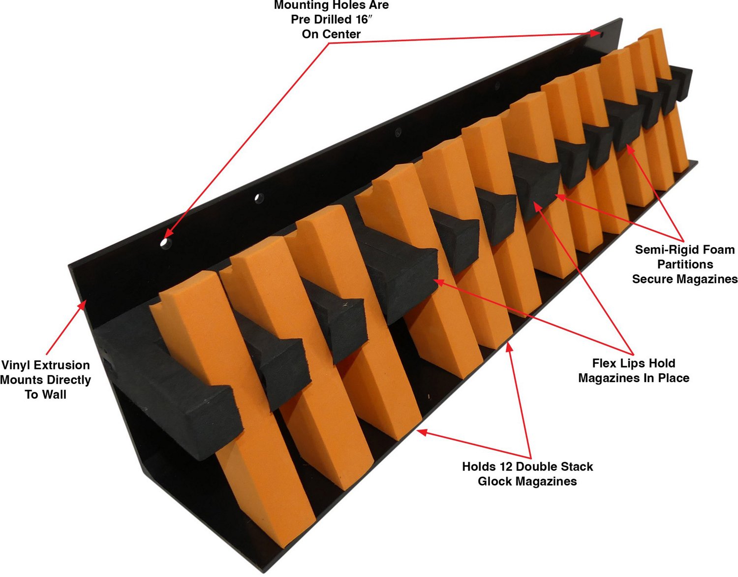 Hyskore Double Stack Modular Magazine Storage and Organizing System - view number 3