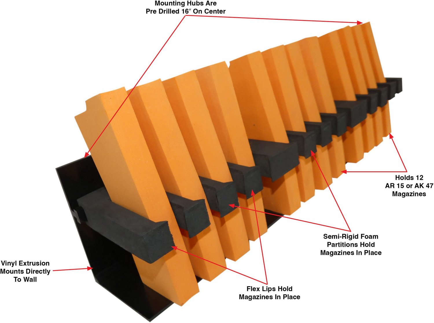 Hyskore AR/AK Modular Magazine Storage and Organizing System - view number 3