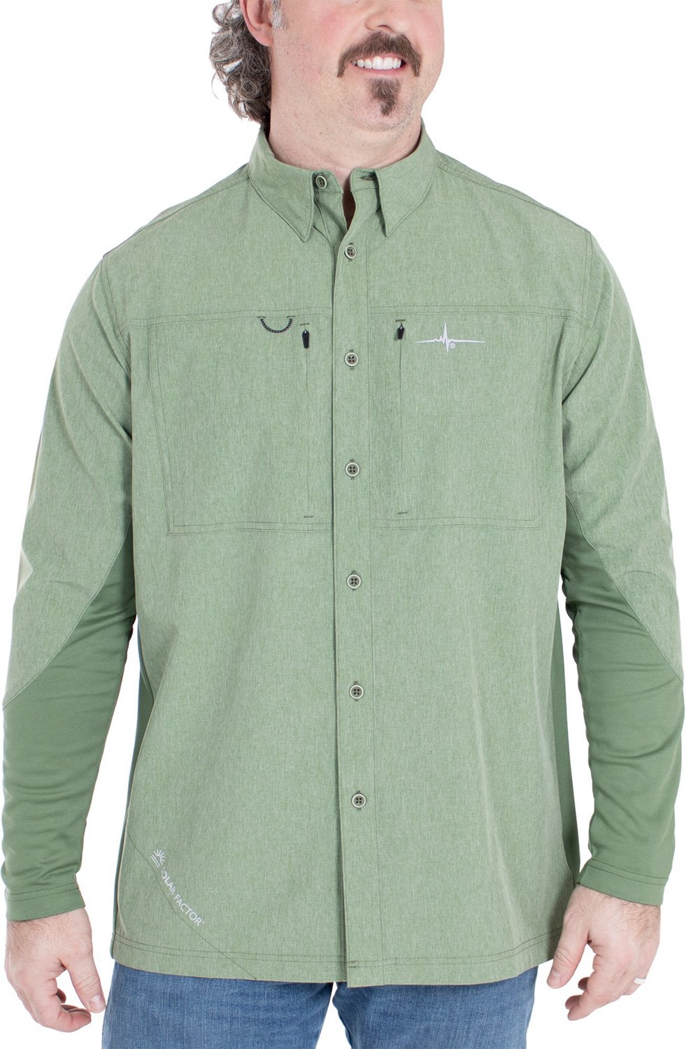 Habit Men's Shadow Series Long Sleeve Guide Fishing Shirt - view number 1