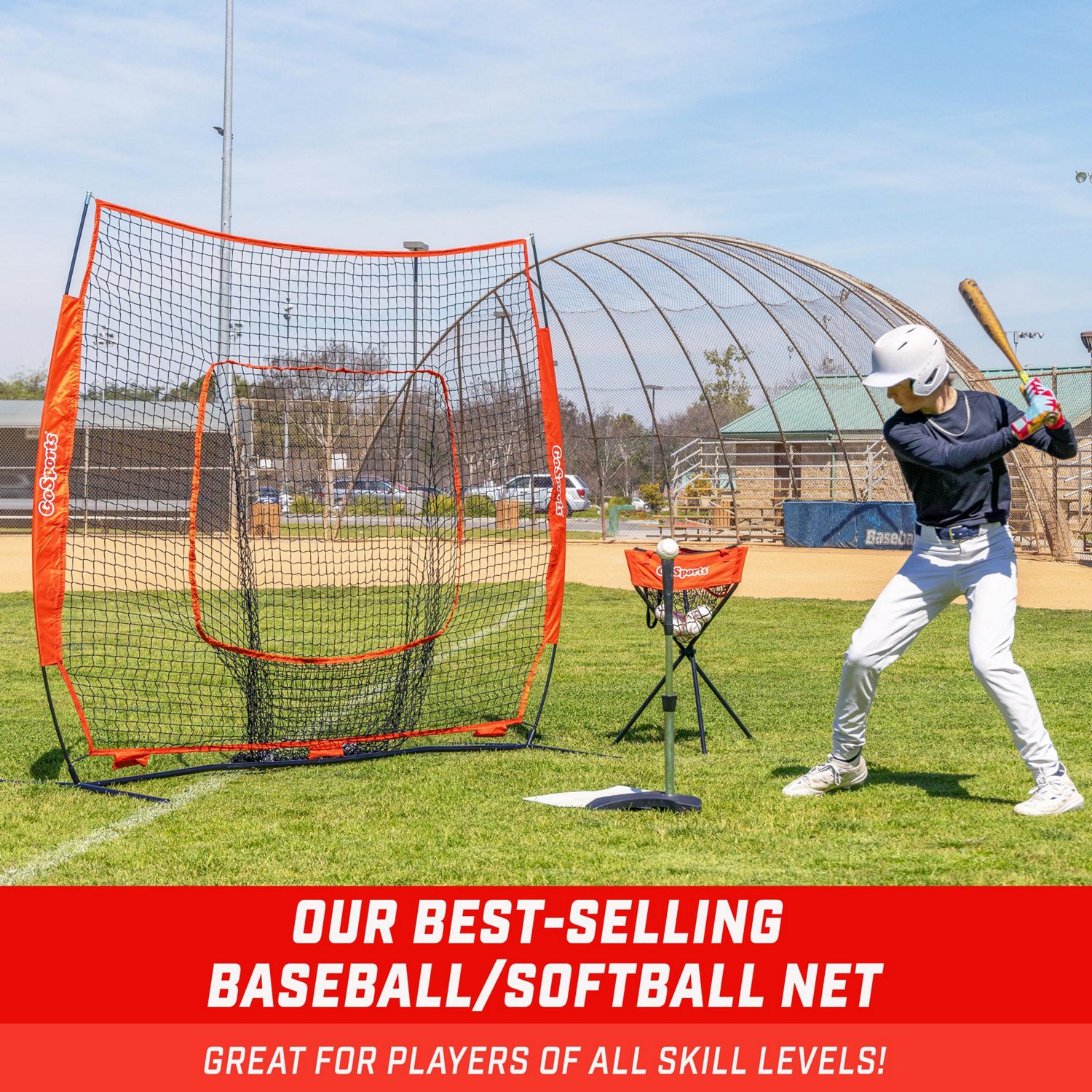 GoSports 7 ft x 7 ft Hitting/Pitching Net                                                                                        - view number 2