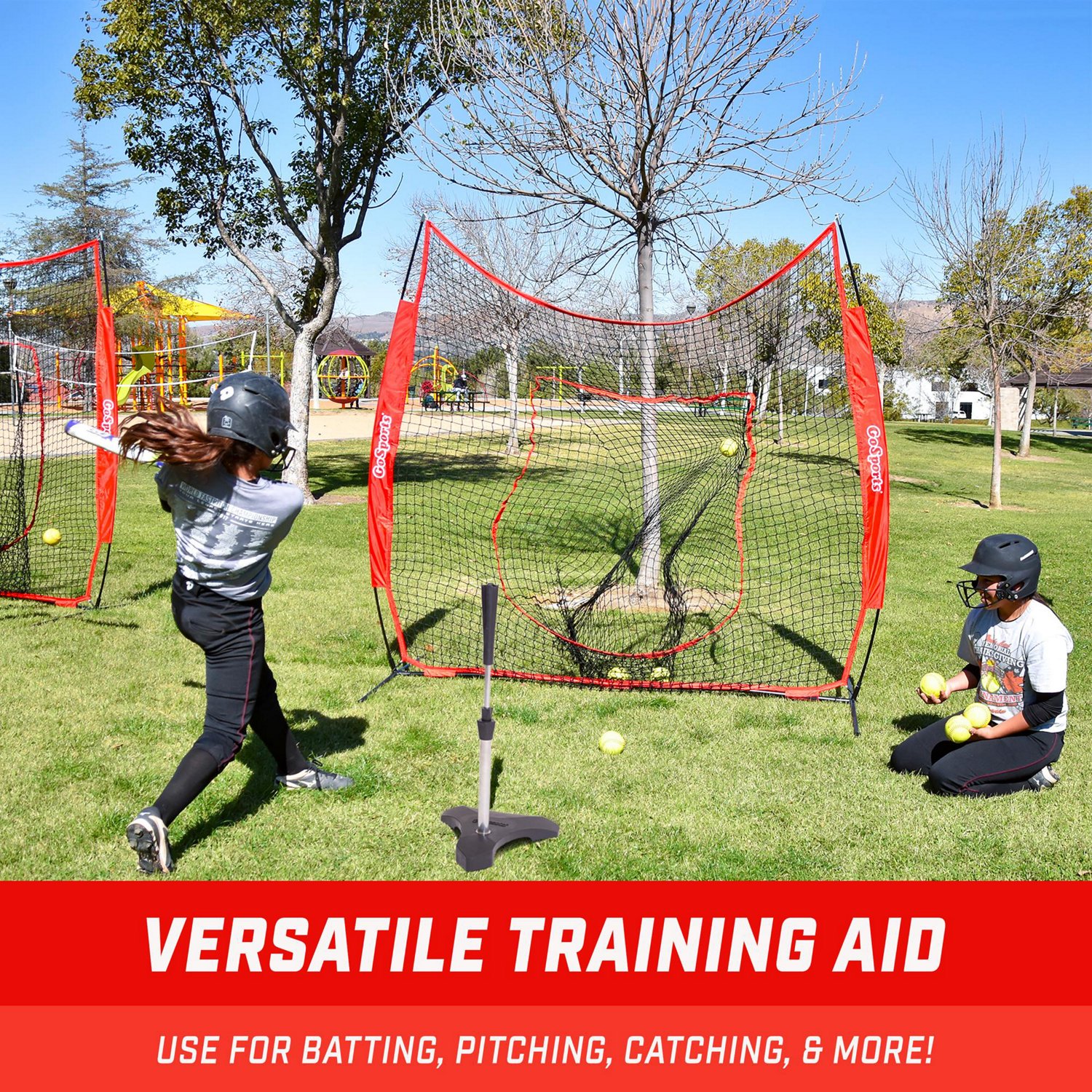 GoSports 7 ft x 7 ft Hitting/Pitching Net                                                                                        - view number 3