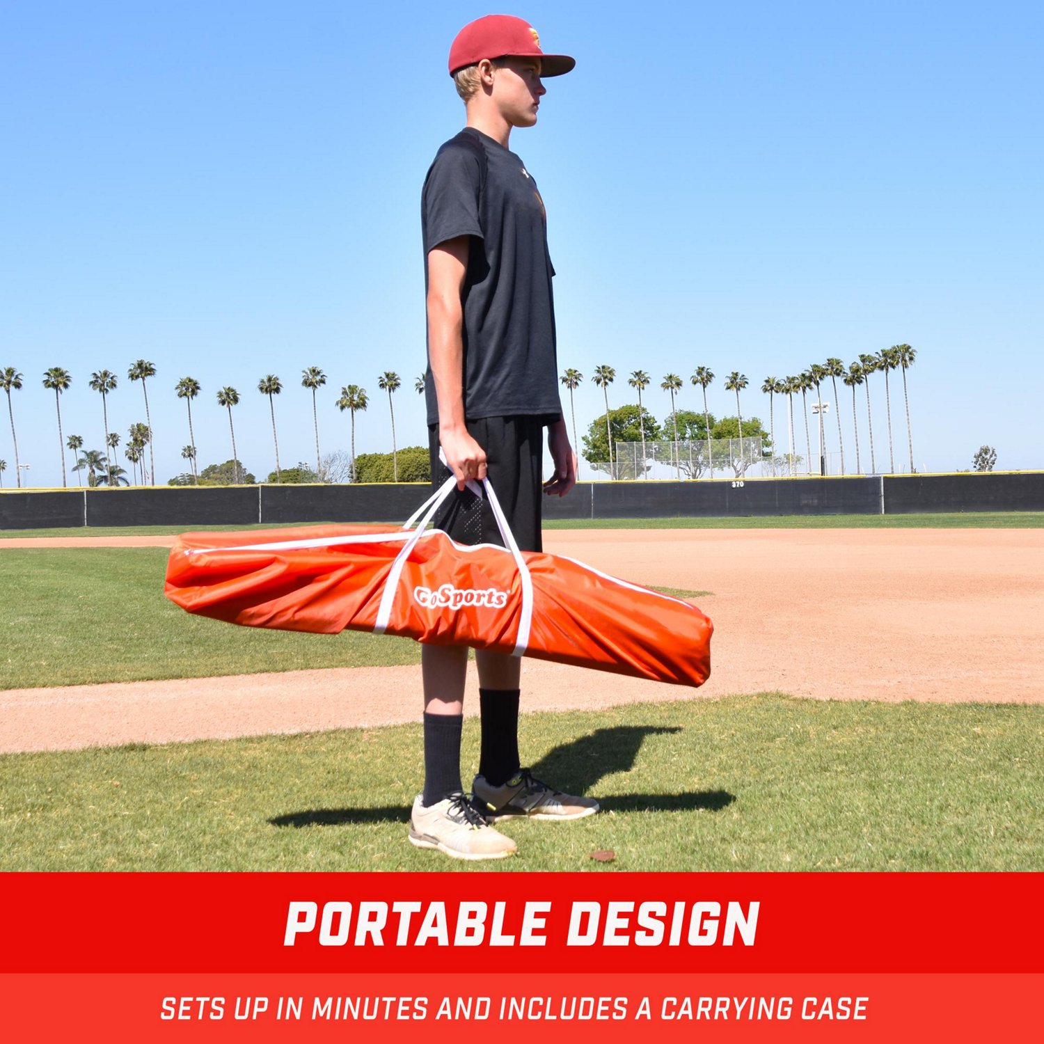 GoSports 7 ft x 7 ft Hitting/Pitching Net                                                                                        - view number 6