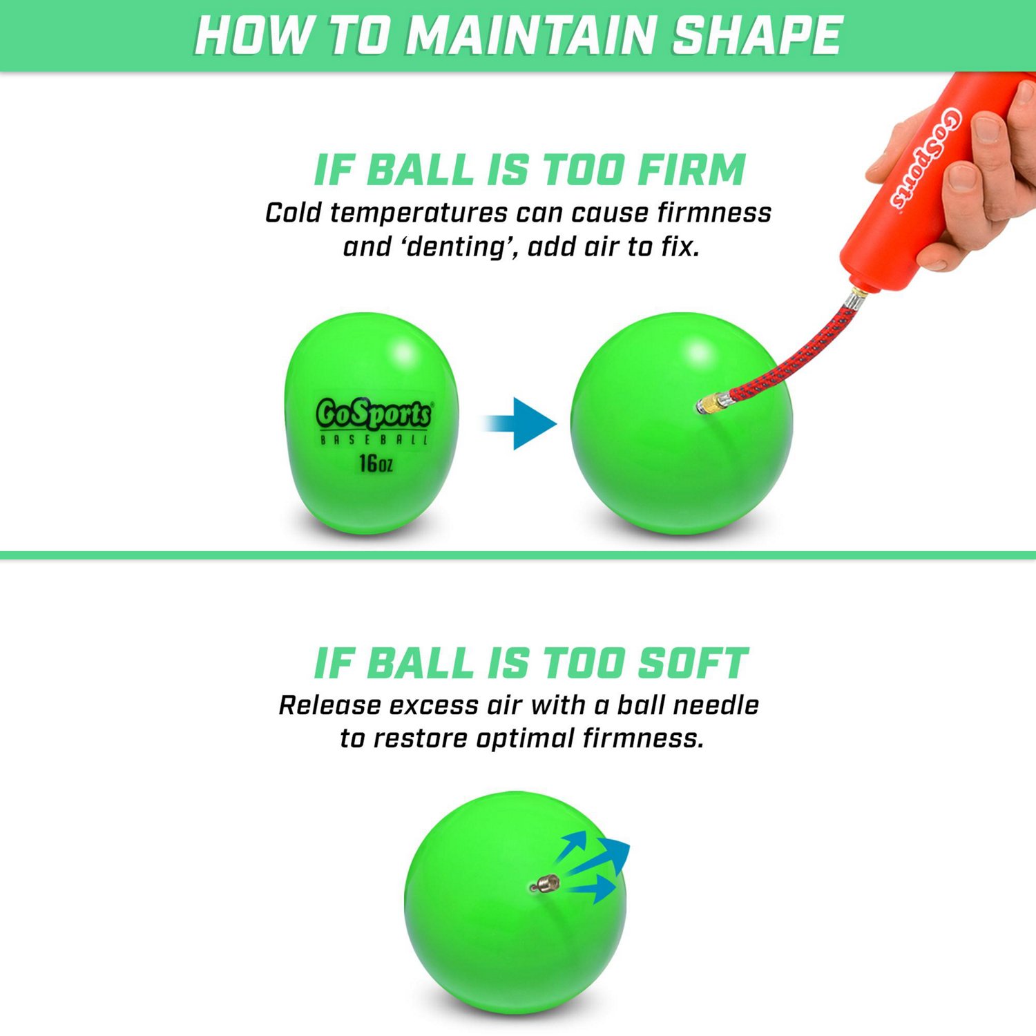 GoSports Weighted Baseballs 6-Pack  - view number 3