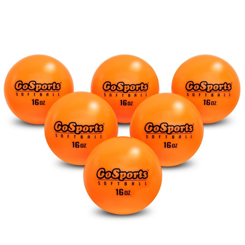 GoSports Weighted Softballs 6-Pack Orange - Baseball/Softball Accessories at Academy Sports