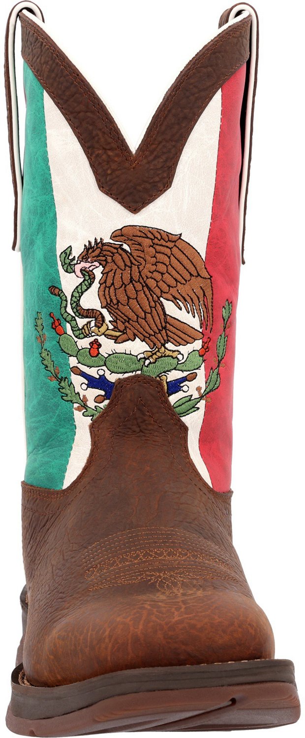 Durango Men's Mexico Flag 11 in Western Boots - view number 4