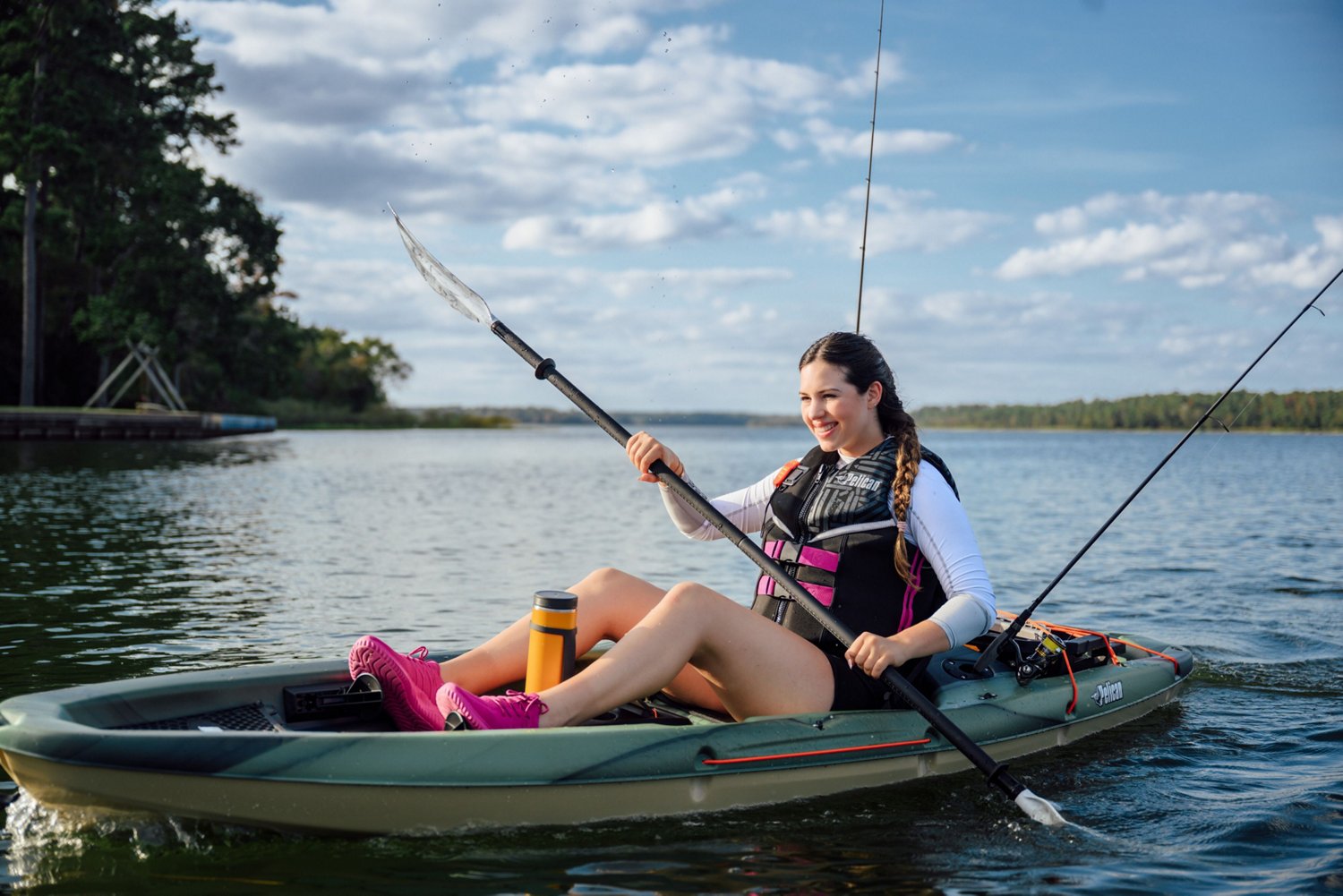 Pelican Challenger 100X 10 ft Angler Sit-On-Top Fishing Kayak - view number 4